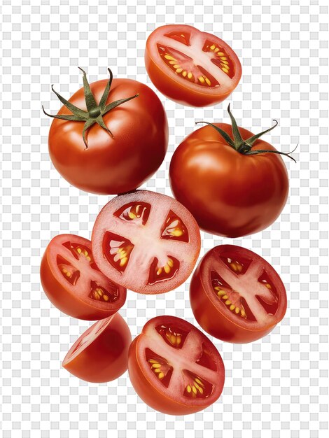 PSD une image de tomates avec un visage dessiné sur elles