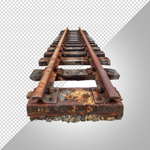 PSD une image d'une voie ferrée