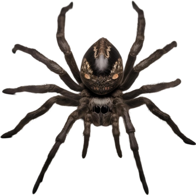 PSD imagem de aranha colorida e elegante