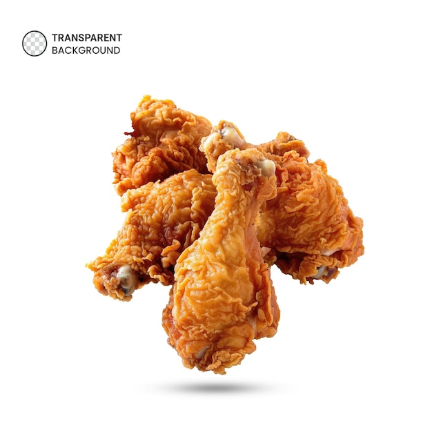 Imagem de asas de frango com as palavras frango nele