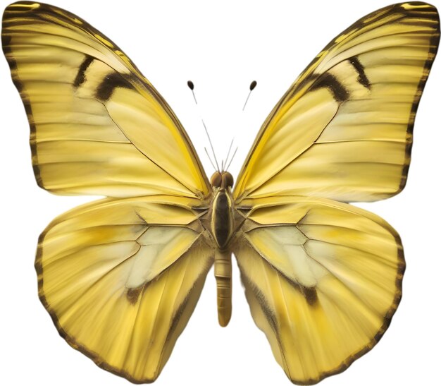 PSD imagem de borboleta colorida e elegante