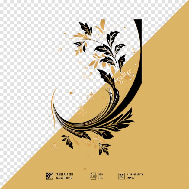 Imagem de elementos de design decorativos sem fundo em qualidade HD