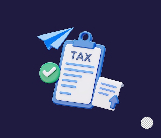 Imagem de ilustração do sucesso do carregamento de documentos do formulário fiscal