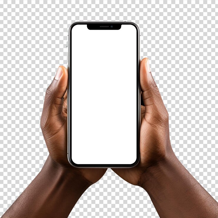 PSD imagem de maquete de celular png