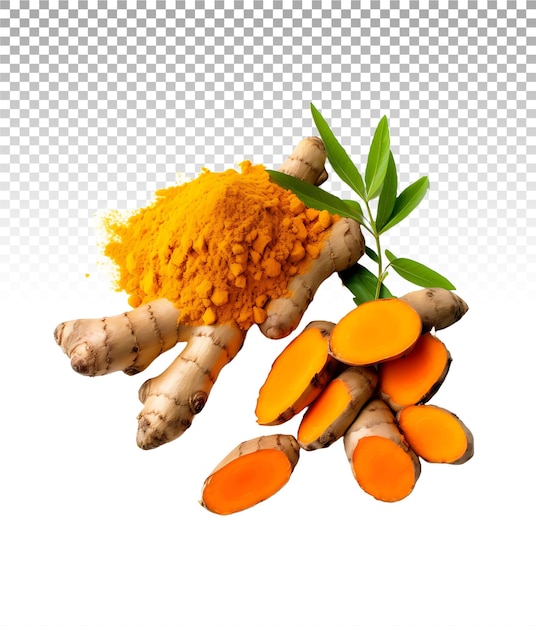 PSD imagem em png com isolamento de cúrcuma