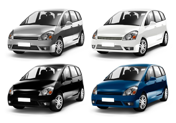 PSD imagem tridimensional do automóvel
