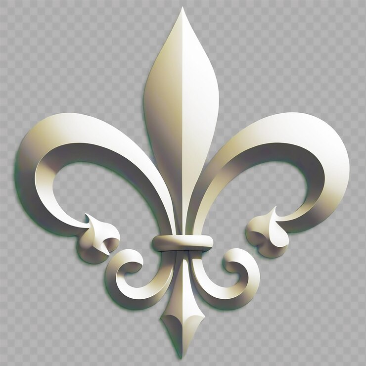 PSD una imagen en 3d de un emblema de color dorado con una flecha blanca