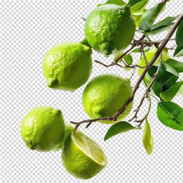 PSD una imagen de un árbol de limón con las palabras limones en él