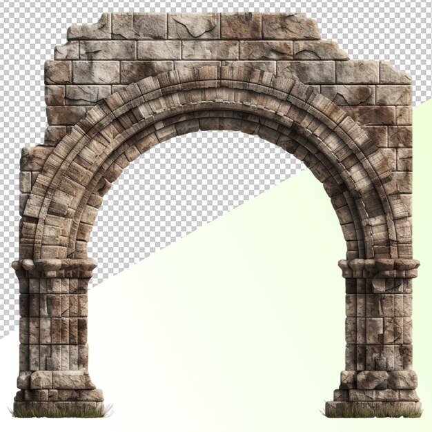 PSD una imagen de un arco con una imagen de una arco de piedra