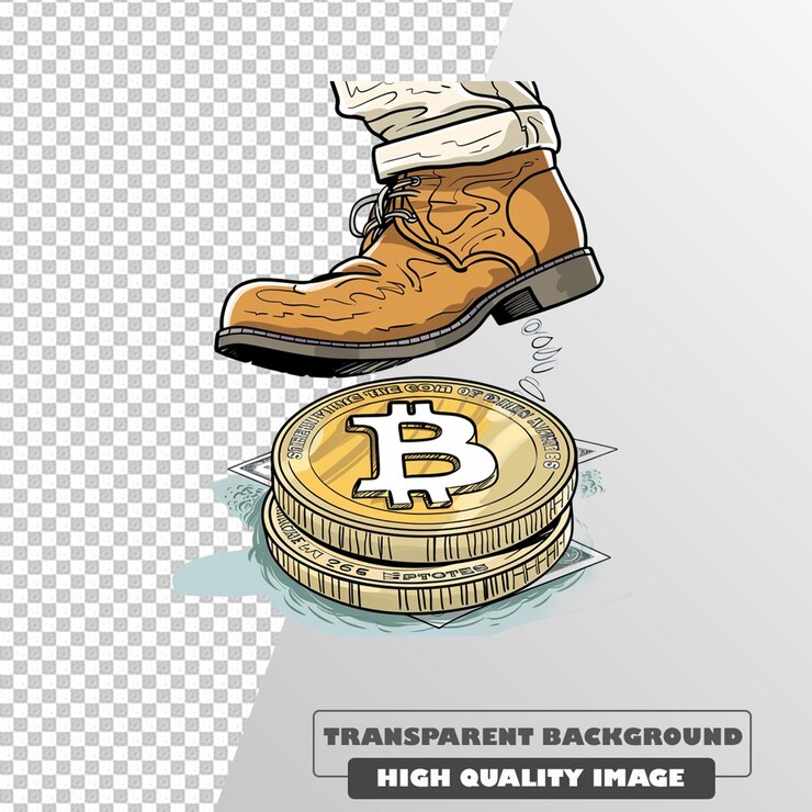 PSD imagen de bitcoin ideal para marketing y diseño
