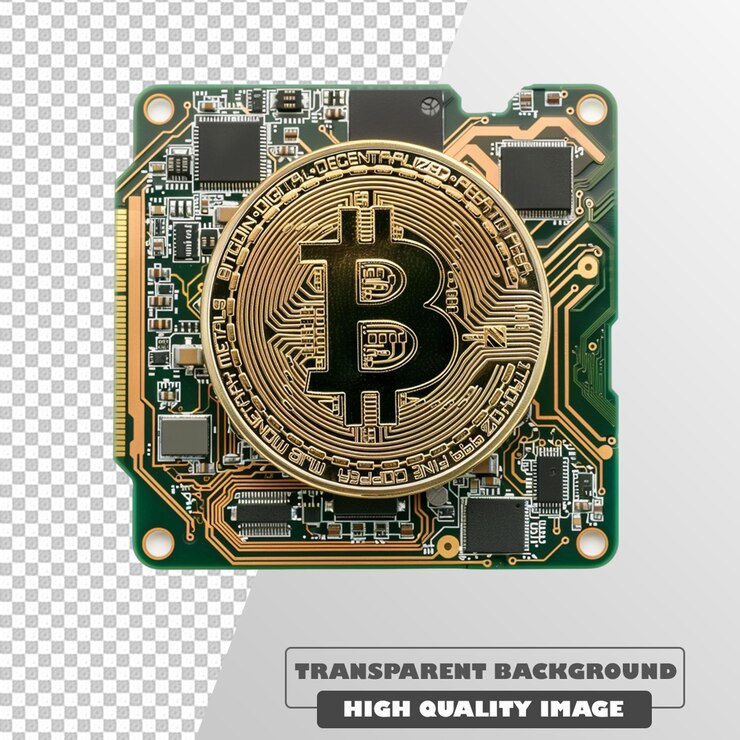 PSD imagen de bitcoin ideal para marketing y diseño