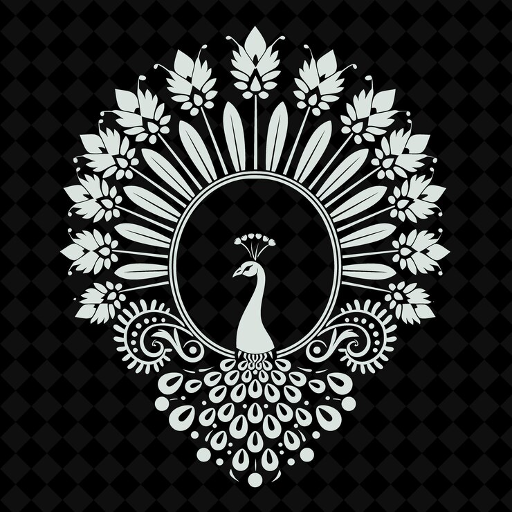 PSD una imagen blanca y negra y blanca de un pollo en un marco
