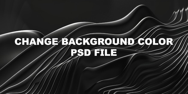PSD una imagen en blanco y negro de una ola con muchos detalles de fondo de stock