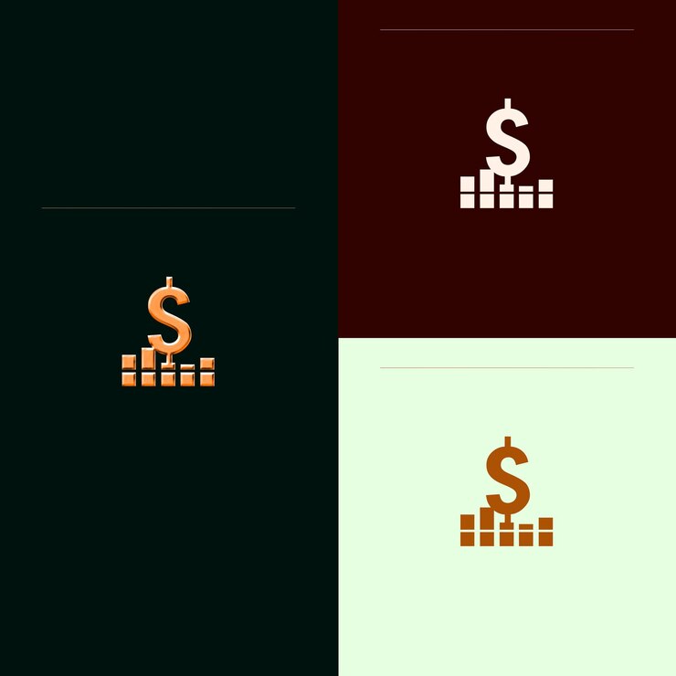 PSD una imagen en blanco y negro de un signo de dólar y un sig no de dólar