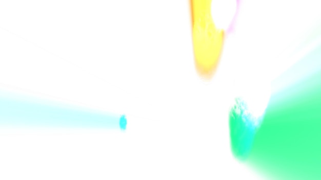 una imagen borrosa de un cepillo de dientes azul y amarillo