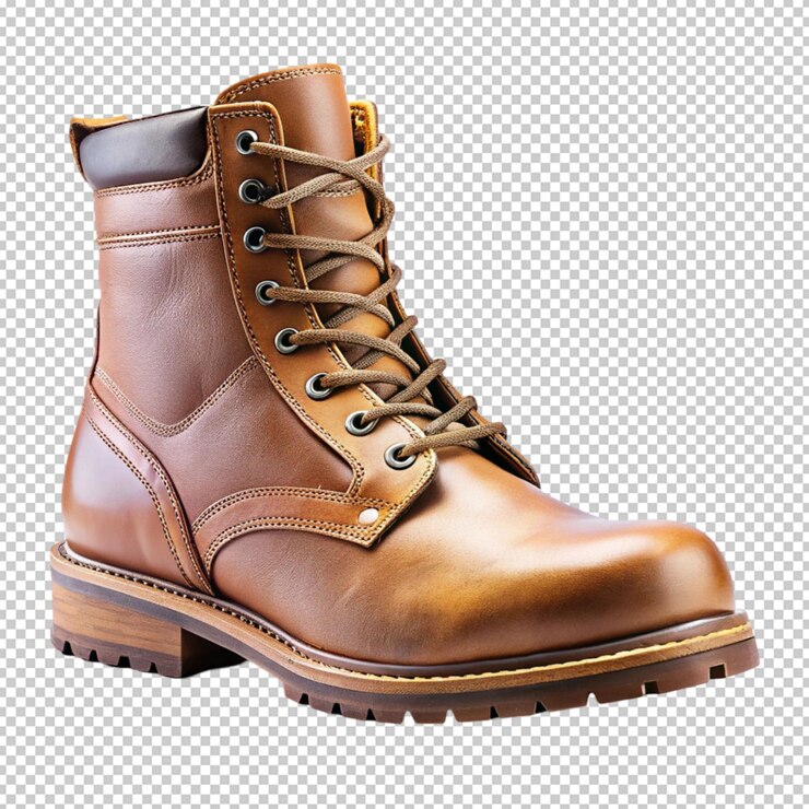 PSD imagen de la bota de fondo blanco