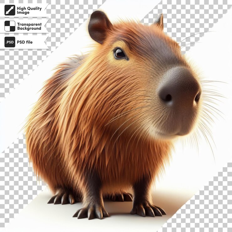 PSD una imagen de un castor con una imagen de una castor
