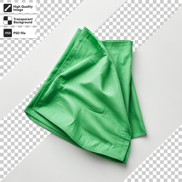 PSD una imagen de una chaqueta verde con la etiqueta para el logotipo