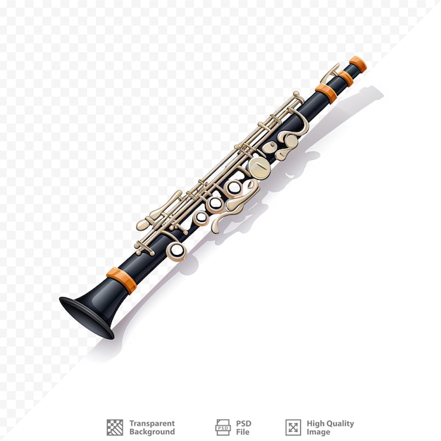 PSD una imagen de un clarinete con la palabra 