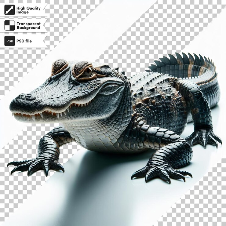 PSD una imagen de un cocodrilo con una foto de un crocodilo en él
