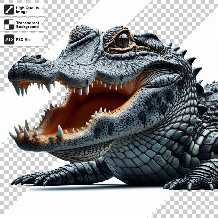 PSD una imagen de un cocodrilo con la palabra zoológico en él