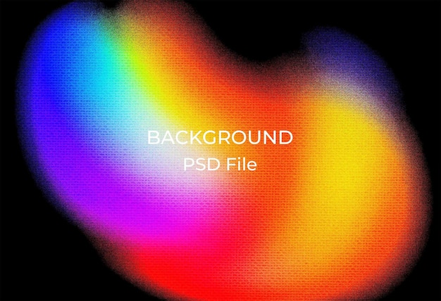una imagen colorida de un fondo de color arco iris con las palabras retroiluminadas en él