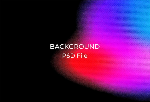 una imagen colorida de un fondo negro con las palabras retroiluminadas en él