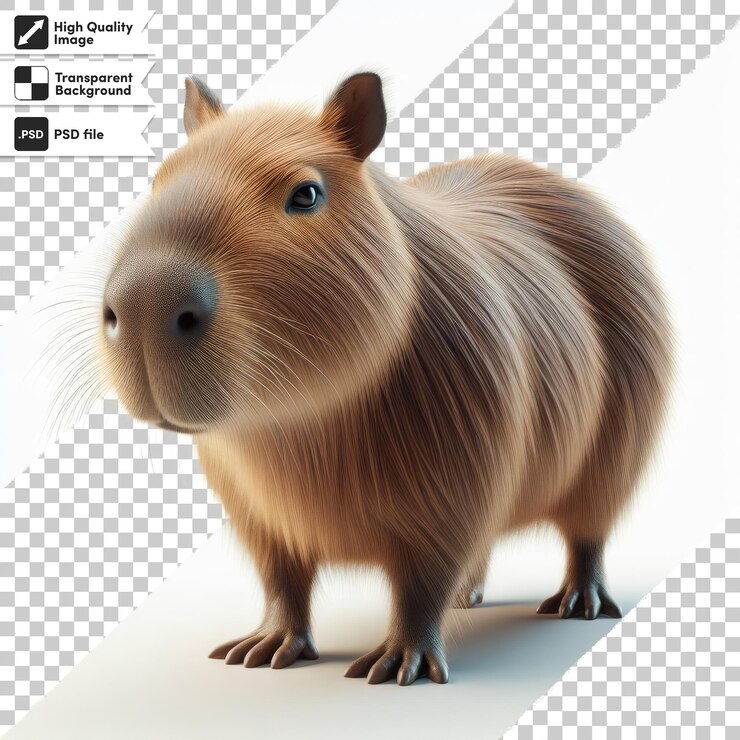 PSD una imagen de un conejillo de guinea con una imagen de una conejilla de guinea