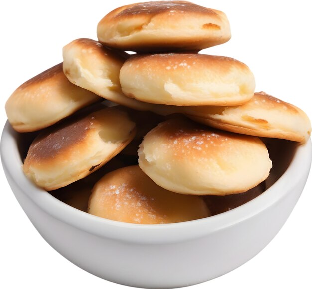 PSD imagen de los deliciosos poffertjes generados por aig