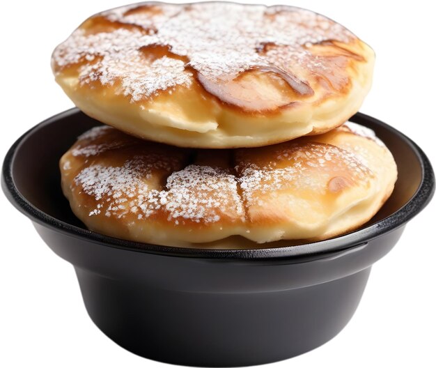 PSD imagen de los deliciosos poffertjes generados por aig