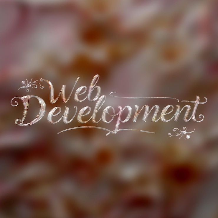 PSD una imagen de un desarrollo web con el texto desarrollo web en él
