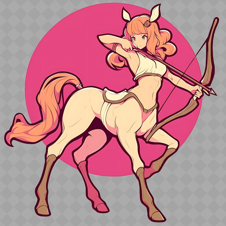 PSD una imagen de dibujos animados de un caballo y un arco con un arco y las palabras quot unicornio quot