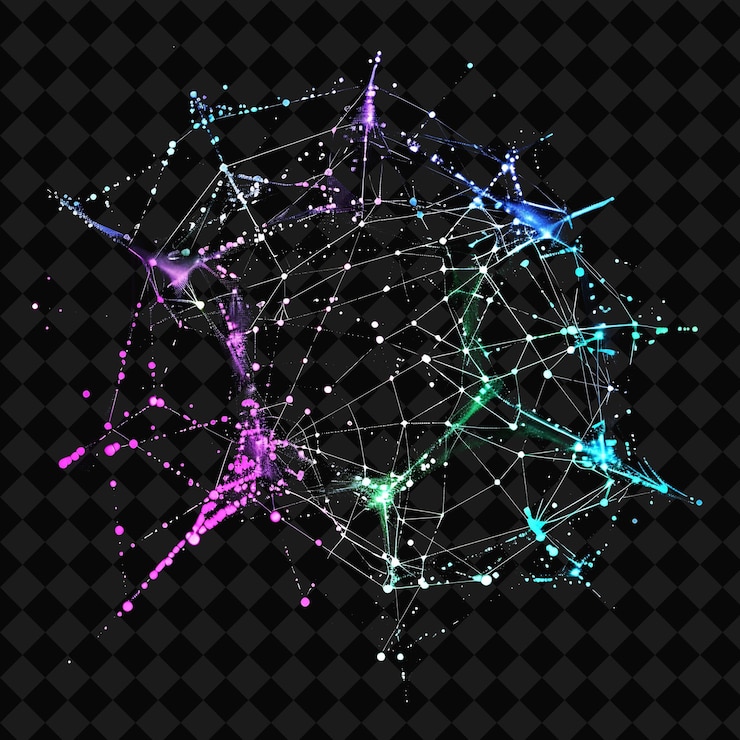 PSD una imagen digital de una estructura compleja con la palabra cita en el centro