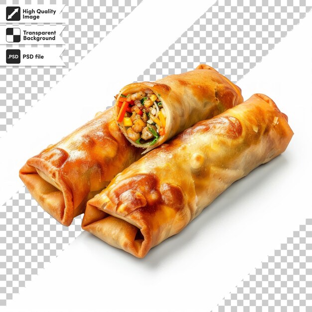 una imagen de dos rollos con una etiqueta negra que dice "comida"