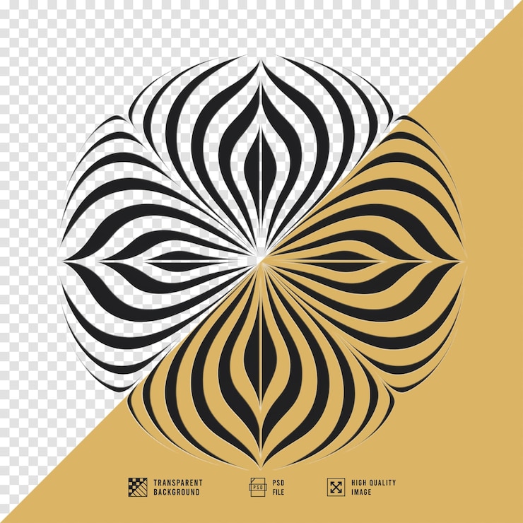 PSD imagen de elementos de diseño decorativos sin fondo de calidad hd