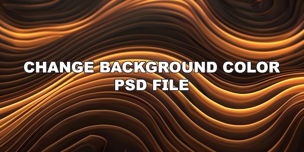 PSD la imagen es un primer plano de una onda con un fondo de color marrón