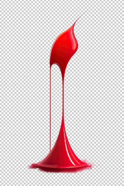 PSD imagen de una explosión de pintura roja.