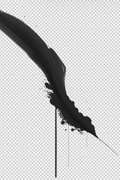 PSD imagen de una explosión de tinta negra