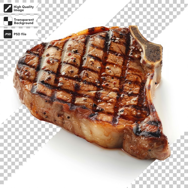 una imagen de un filete que dice "grill" en él