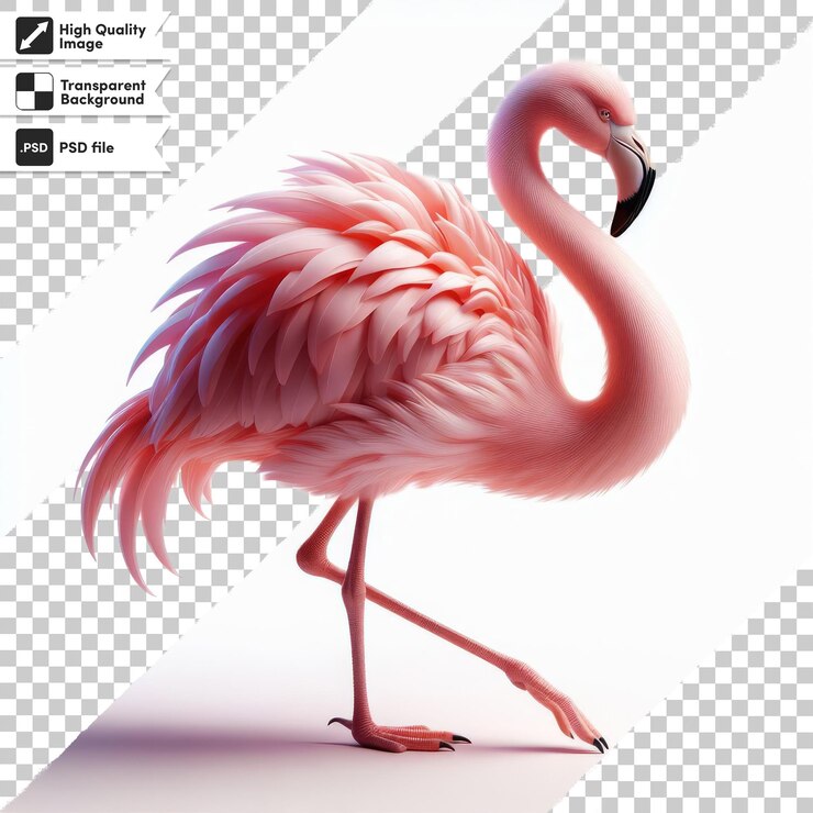 PSD una imagen de un flamenco con las palabras " flamenco " en ella