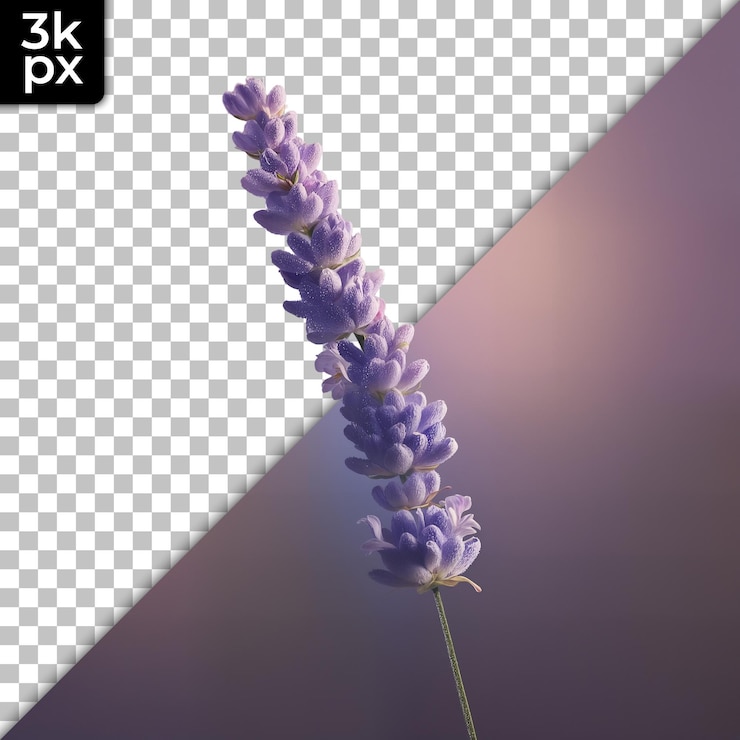 PSD una imagen de una flor y una foto de una planta