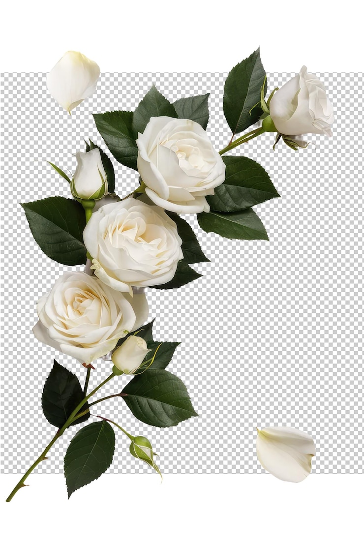 PSD una imagen de una flor con las palabras "flores" citadas en ella