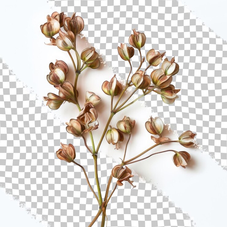 PSD una imagen de flores en un fondo a cuadros con una foto de una flor