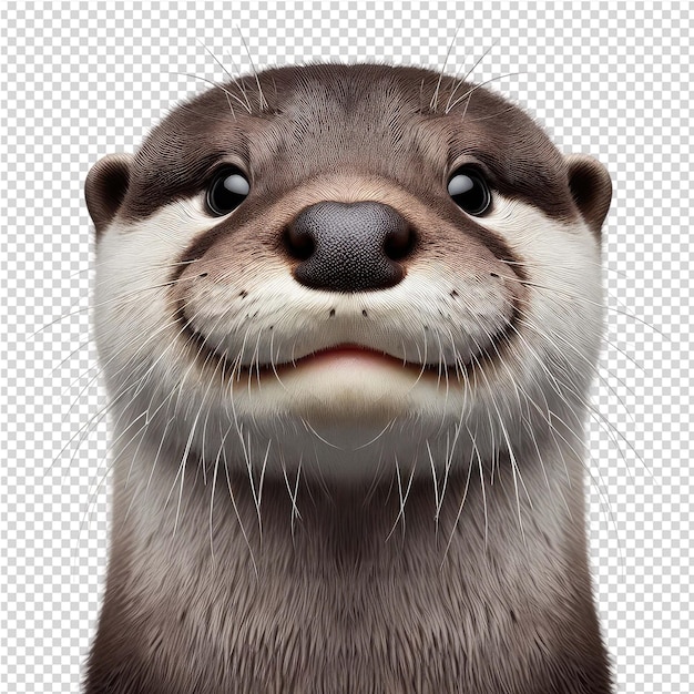 PSD una imagen de una foca con una sonrisa en su cara