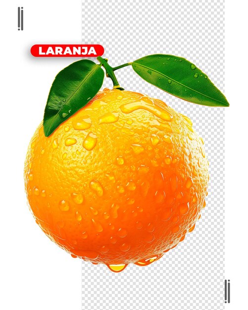 Imagen de fruta naranja psd sin fondo