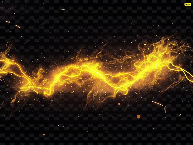 PSD una imagen de un fuego con una llama amarilla y un fondo negro