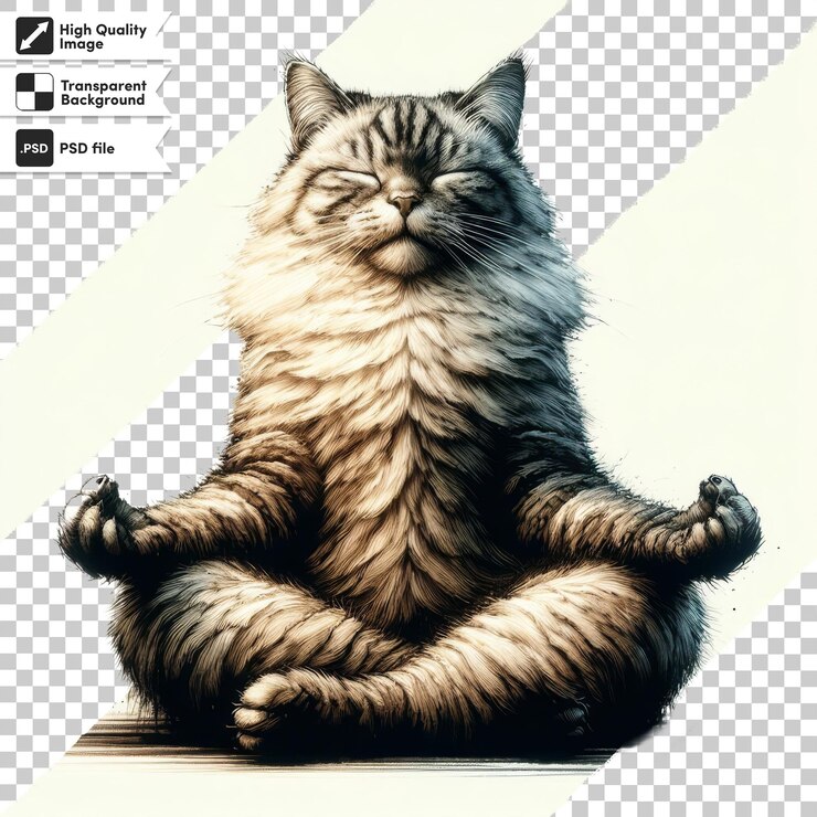 PSD una imagen de un gato que dice el nombre de un gato