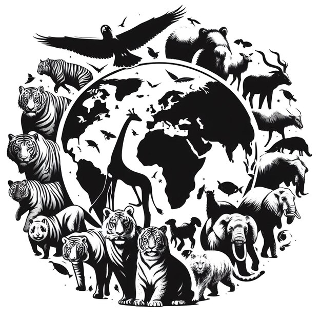 Imagen del icono del día mundial de los animales