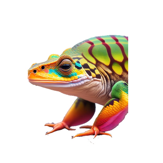 PSD imagen de icono de vector de ilustración de lagarto