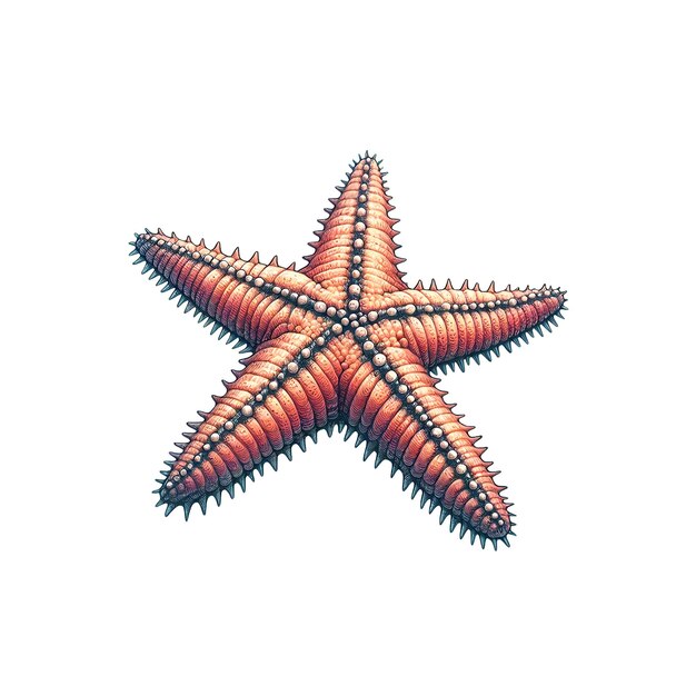 PSD imagen del icono vectorial de las estrellas de mar